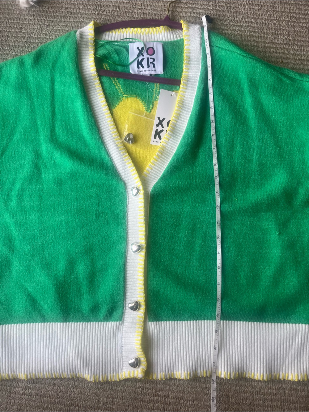 Kerri Rosenthal XOKR Sunshine Sweater XL runs small. Big medium in my opinion - Picture 9 of 9